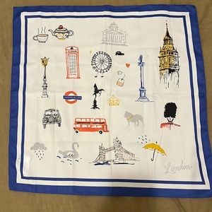 J Crew London Print Scarf or Neck scarf